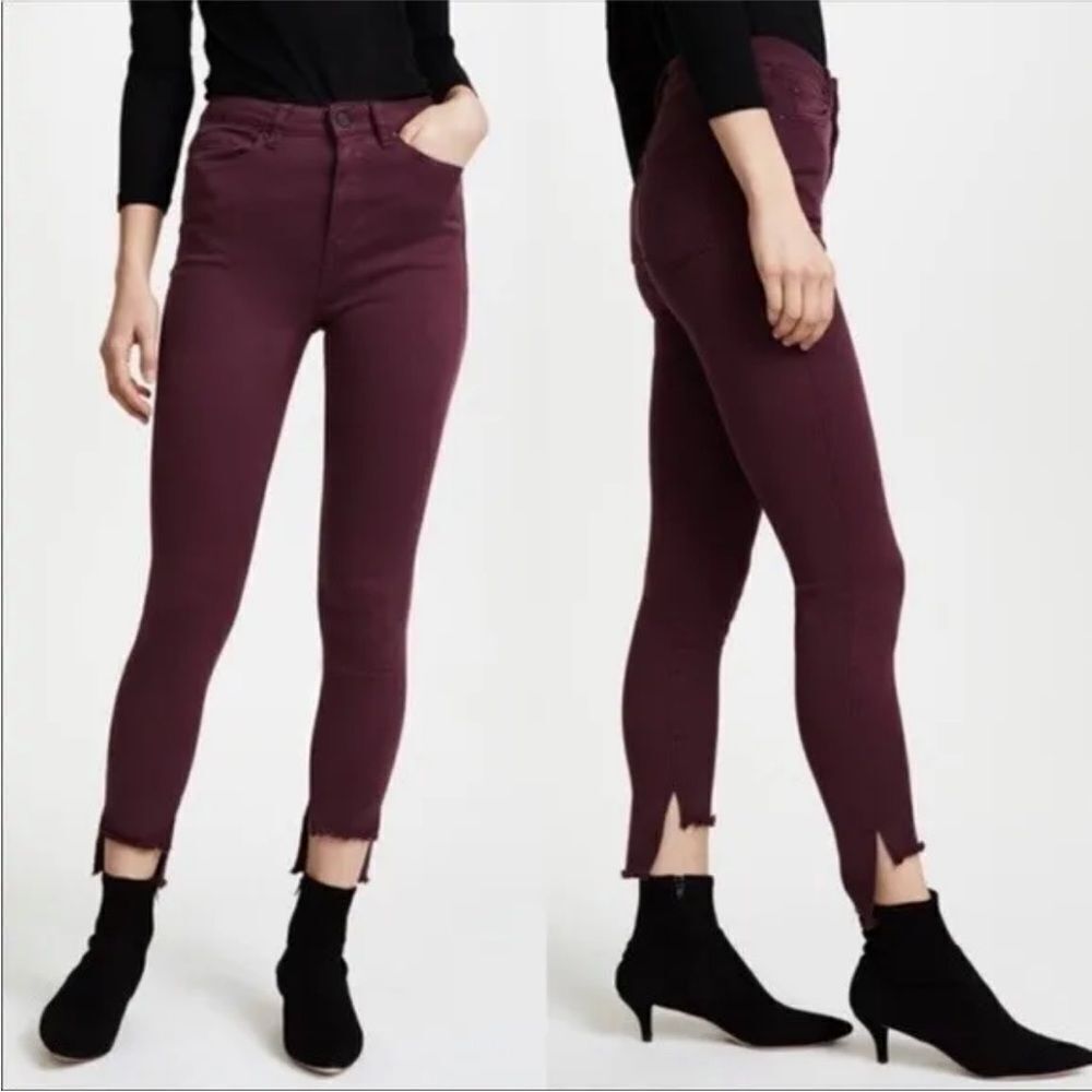 DL1961 “Chrissy” rouge noir jeans, NWT, size 27